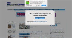 Desktop Screenshot of noticiasdeempleo.com